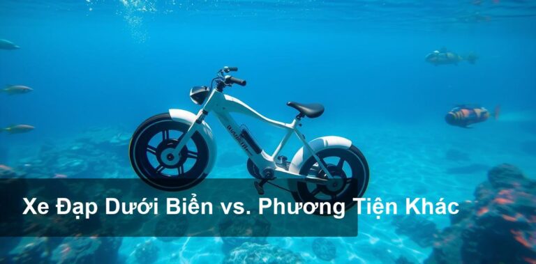 So Sánh Xe Đạp Dưới Biển Và Các Phương Tiện Giao Thông Dưới Nước Khác
