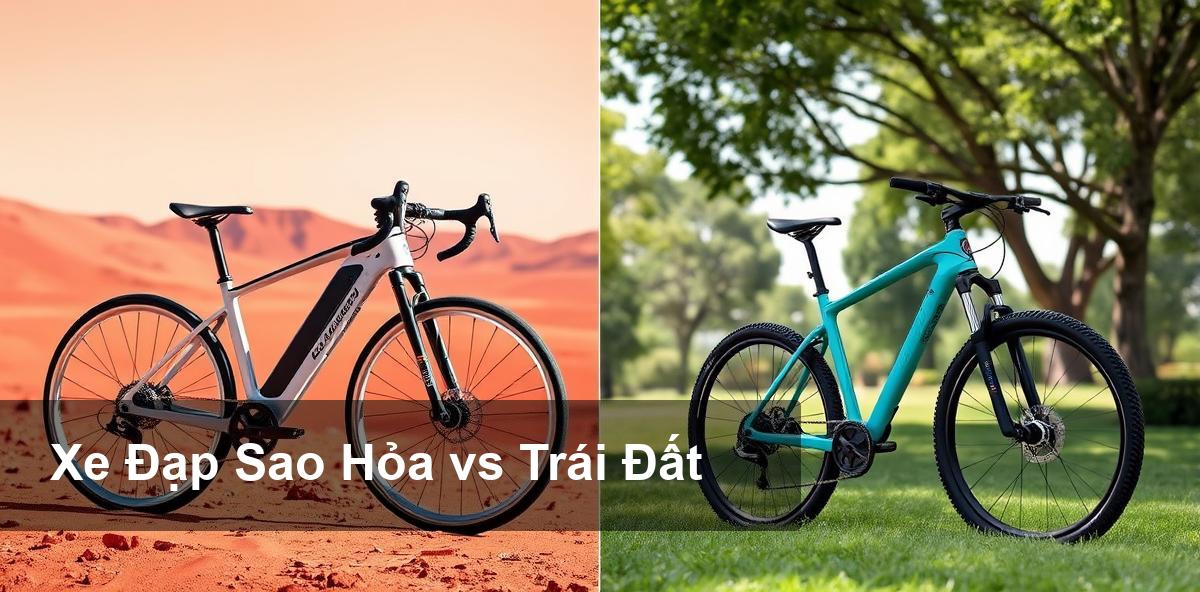 So Sánh Xe Đạp Trên Sao Hỏa Và Trái Đất: Điểm Khác Biệt Nổi Bật So Sánh Xe Đạp Trên Sao Hỏa Và Trái Đất: Điểm Khác Biệt Nổi Bật